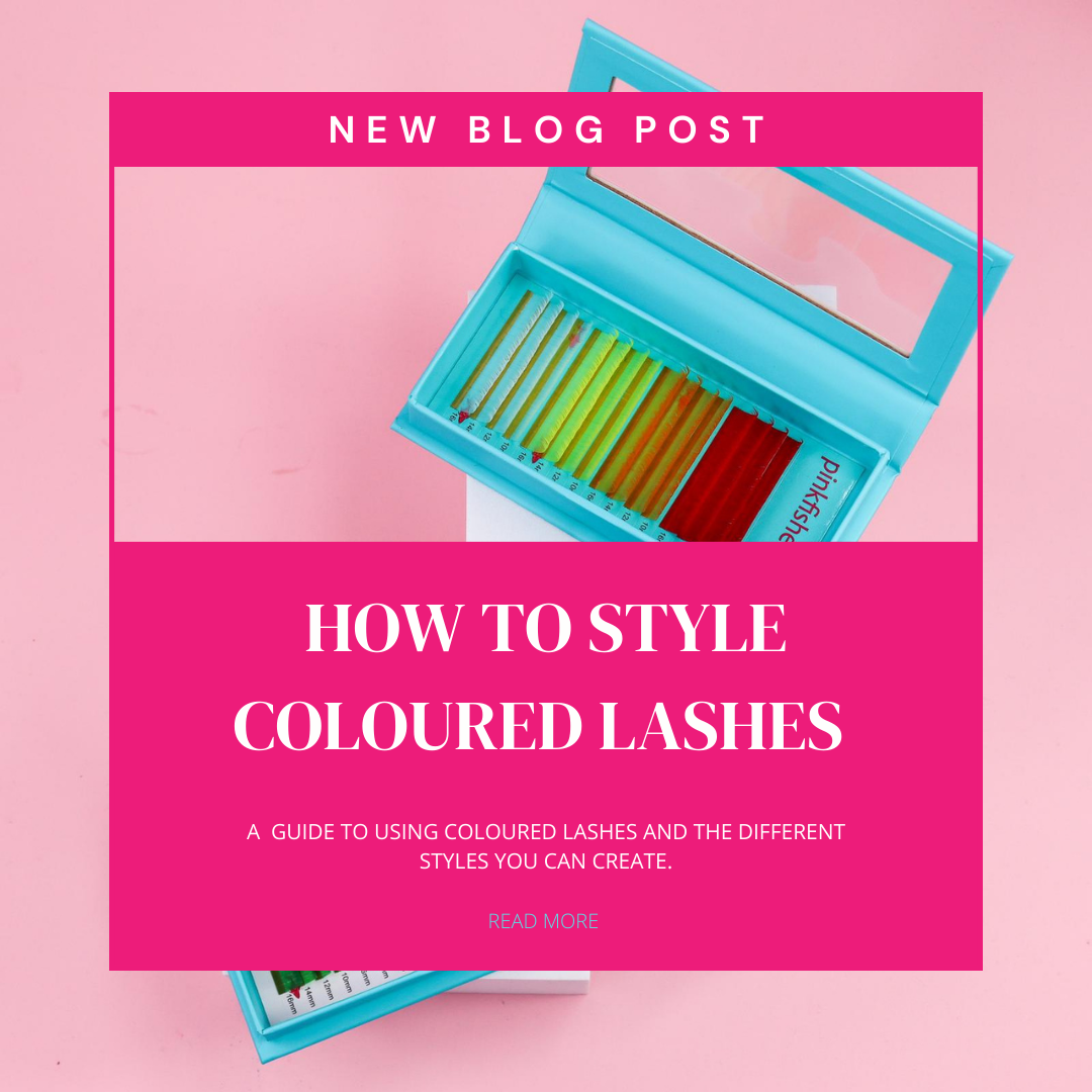 How to Style Coloured Lashes