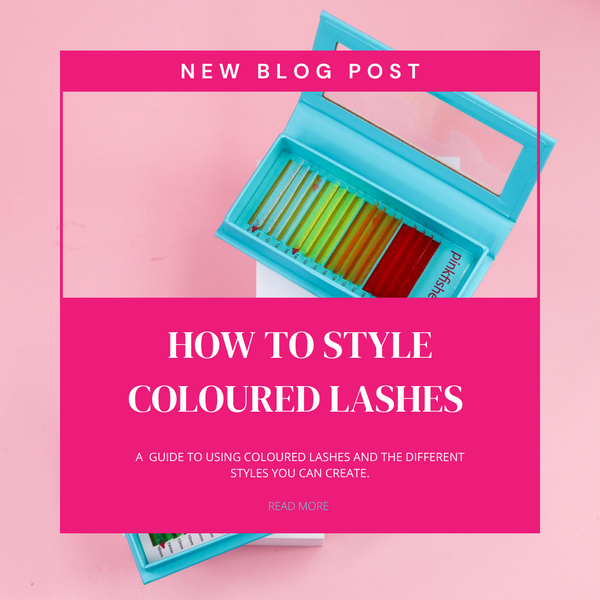 How to Style Coloured Lashes - Pinkfishes