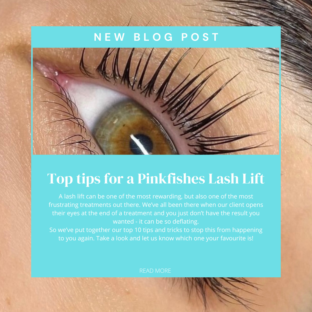 Top tips for a Pinkfishes Lash Lift
