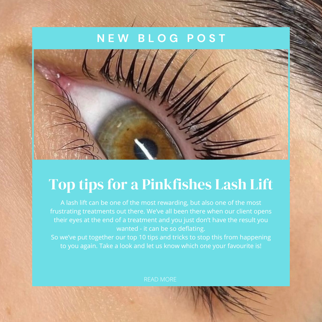 Top tips for a Pinkfishes TGA Lash Lift