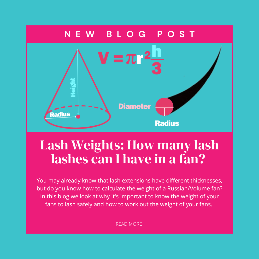 Lash Weights: How many lashes can I have in a fan?