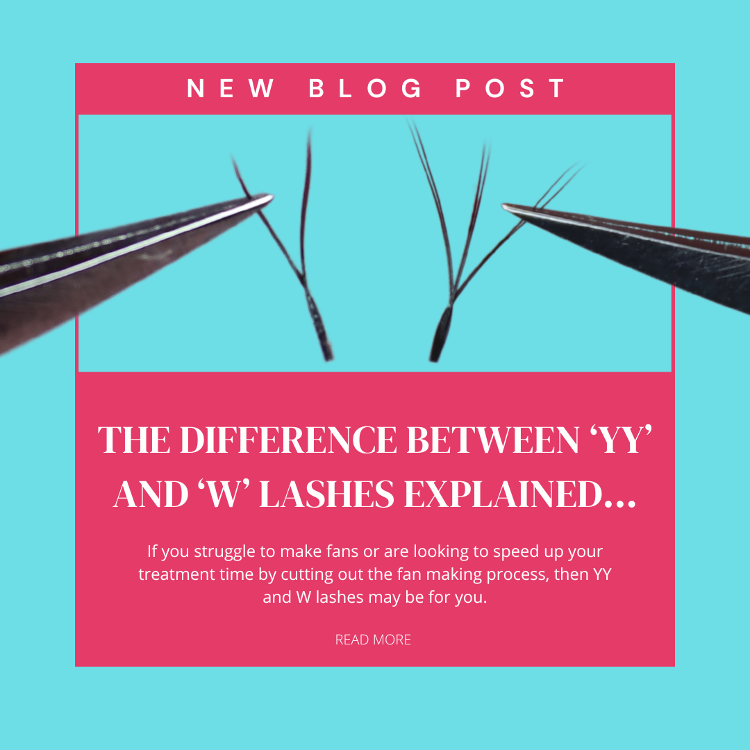 The difference between YY lashes and W lashes explained…