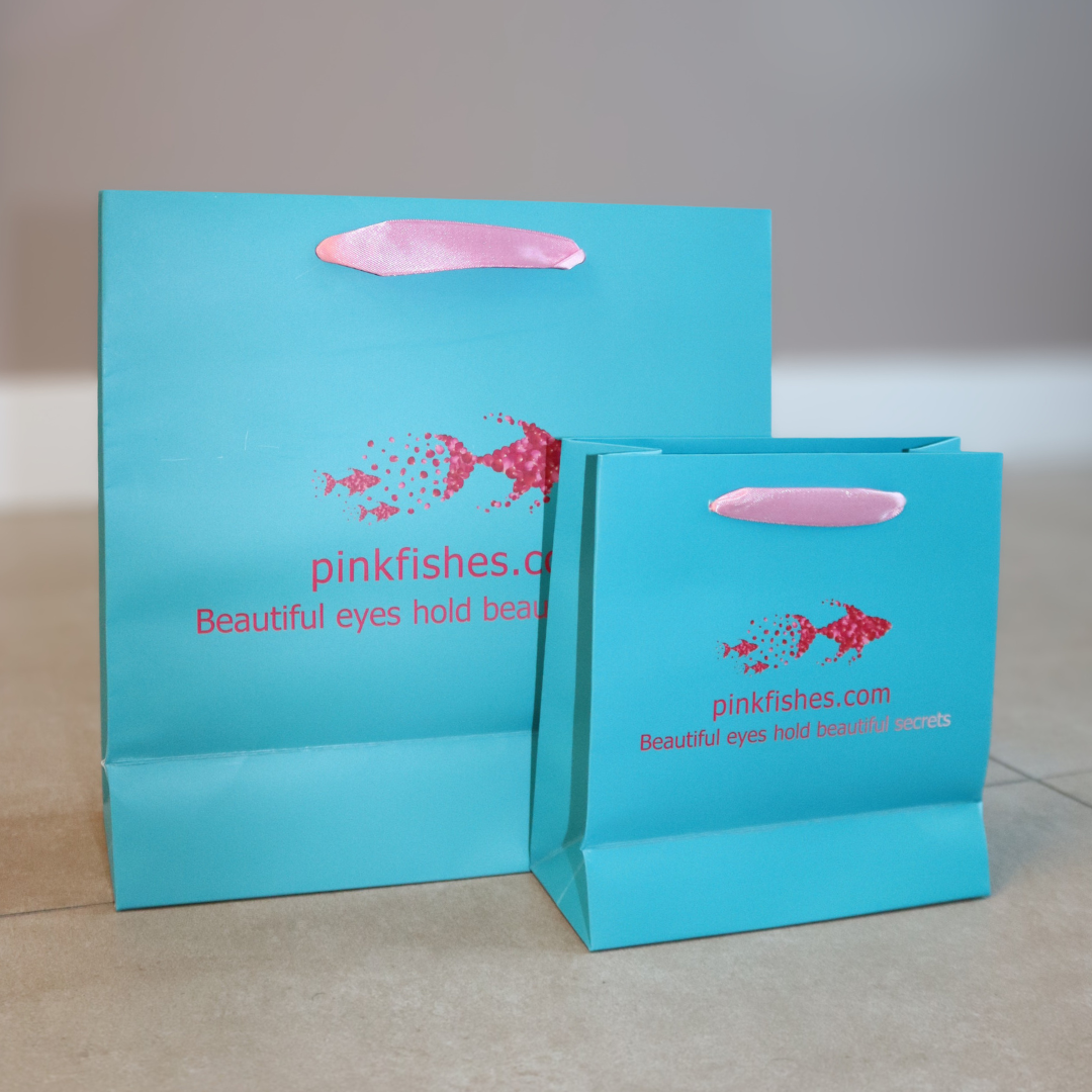 Pinkfishes Reusable Paper Bag