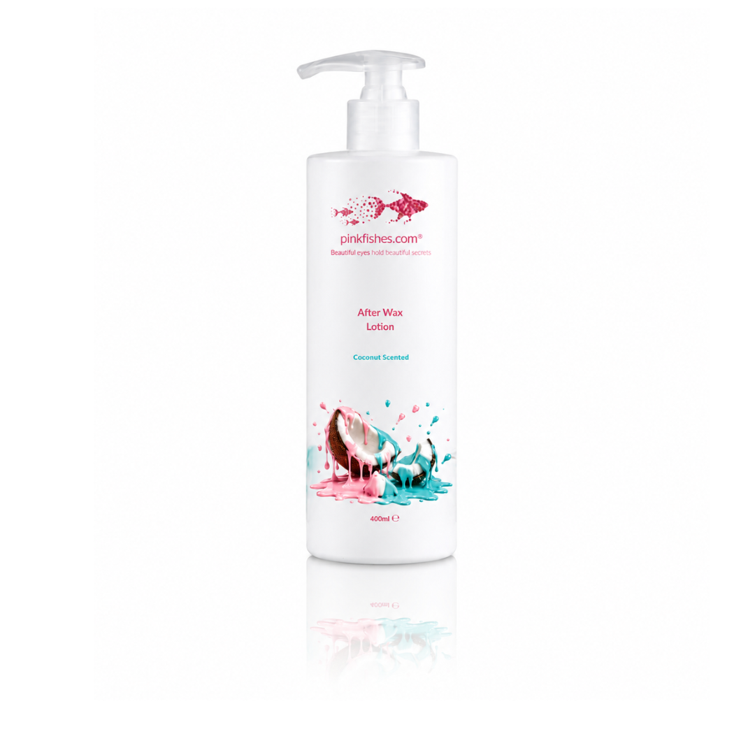 Pinkfishes After Wax Lotion in Packaging.