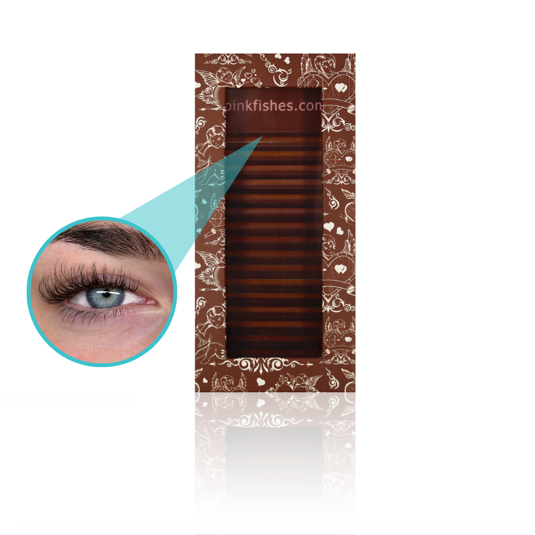 Dark Brown Pre-Made Angel Lashes