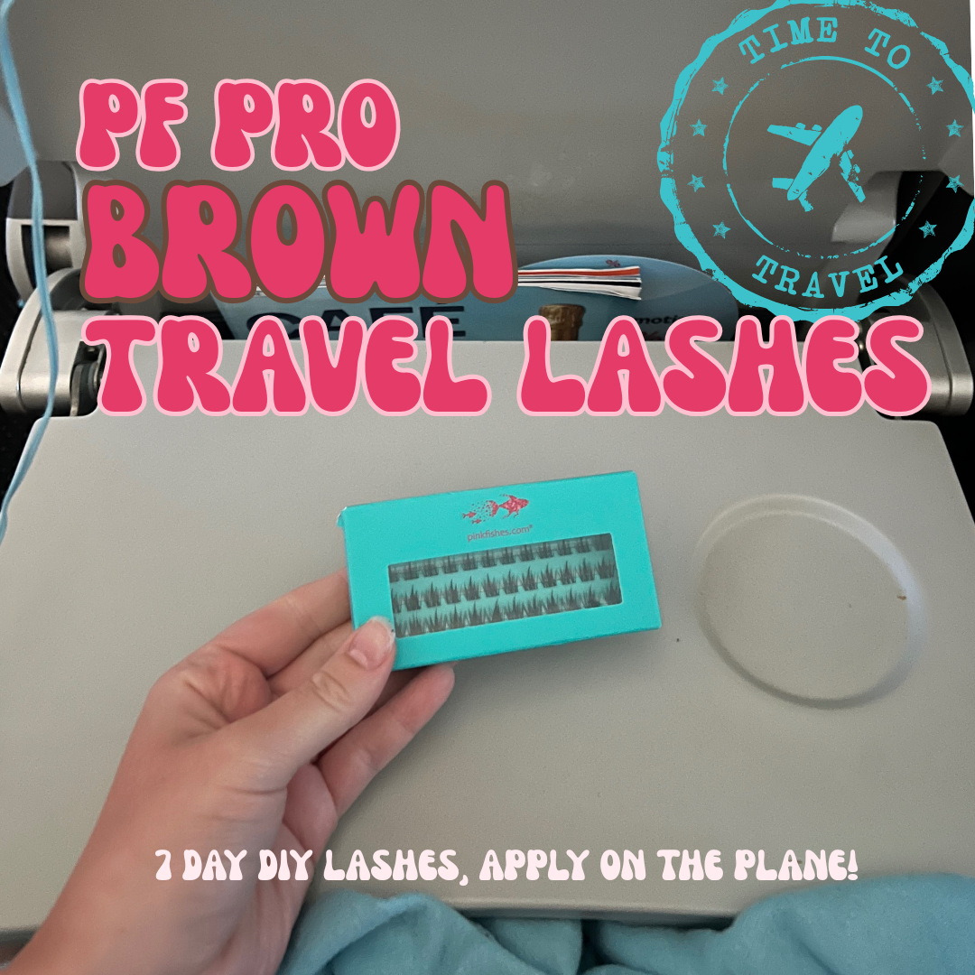 PF PRO Brown Travel Lashes (Clearance)