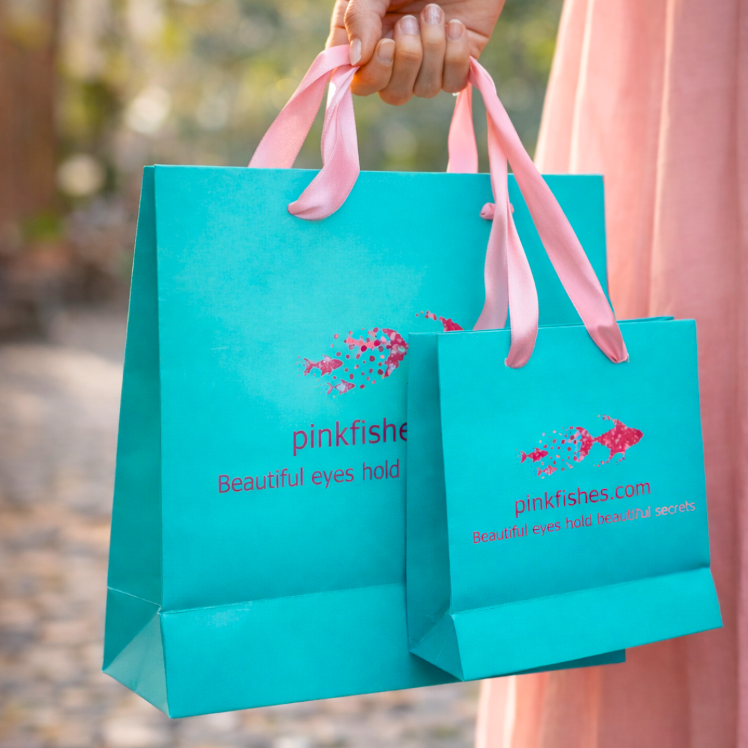 Pinkfishes Reusable Paper Bag