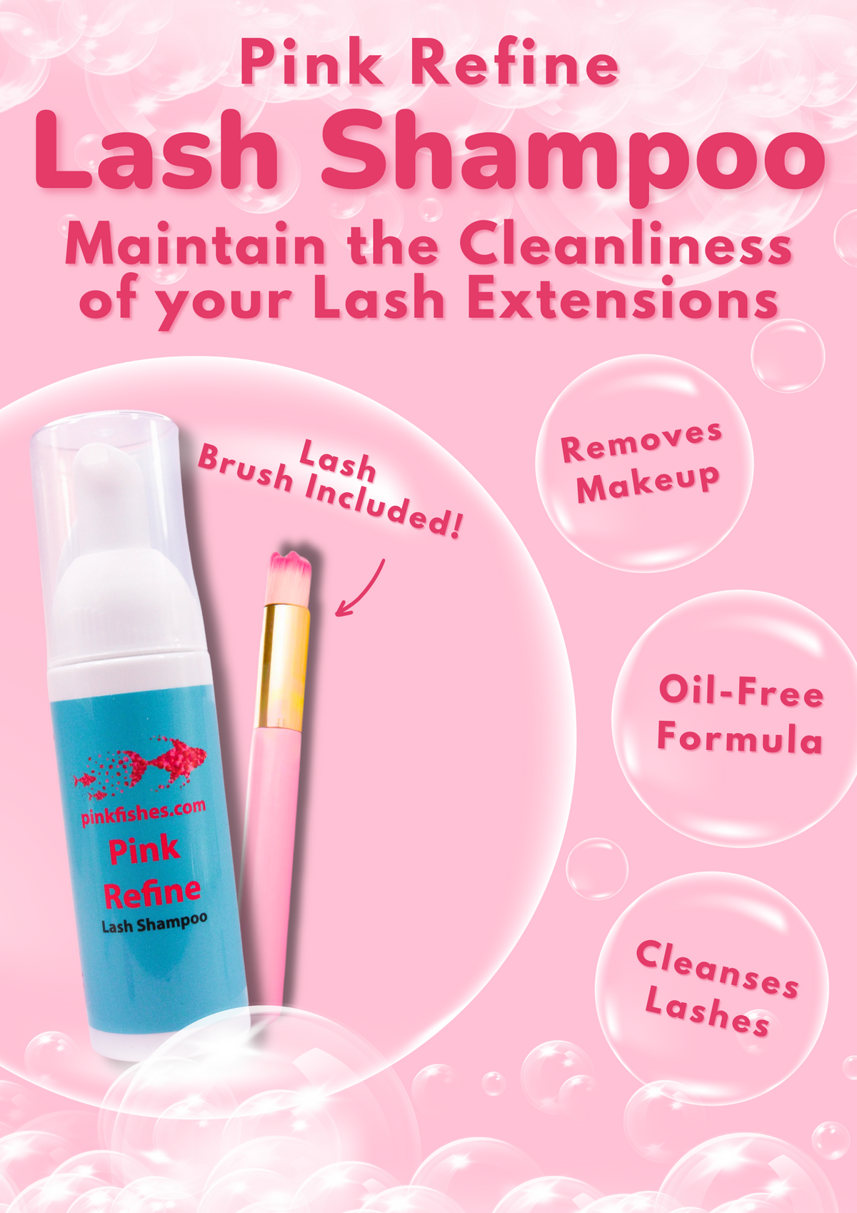 FREE Lash Shampoo Retail Poster