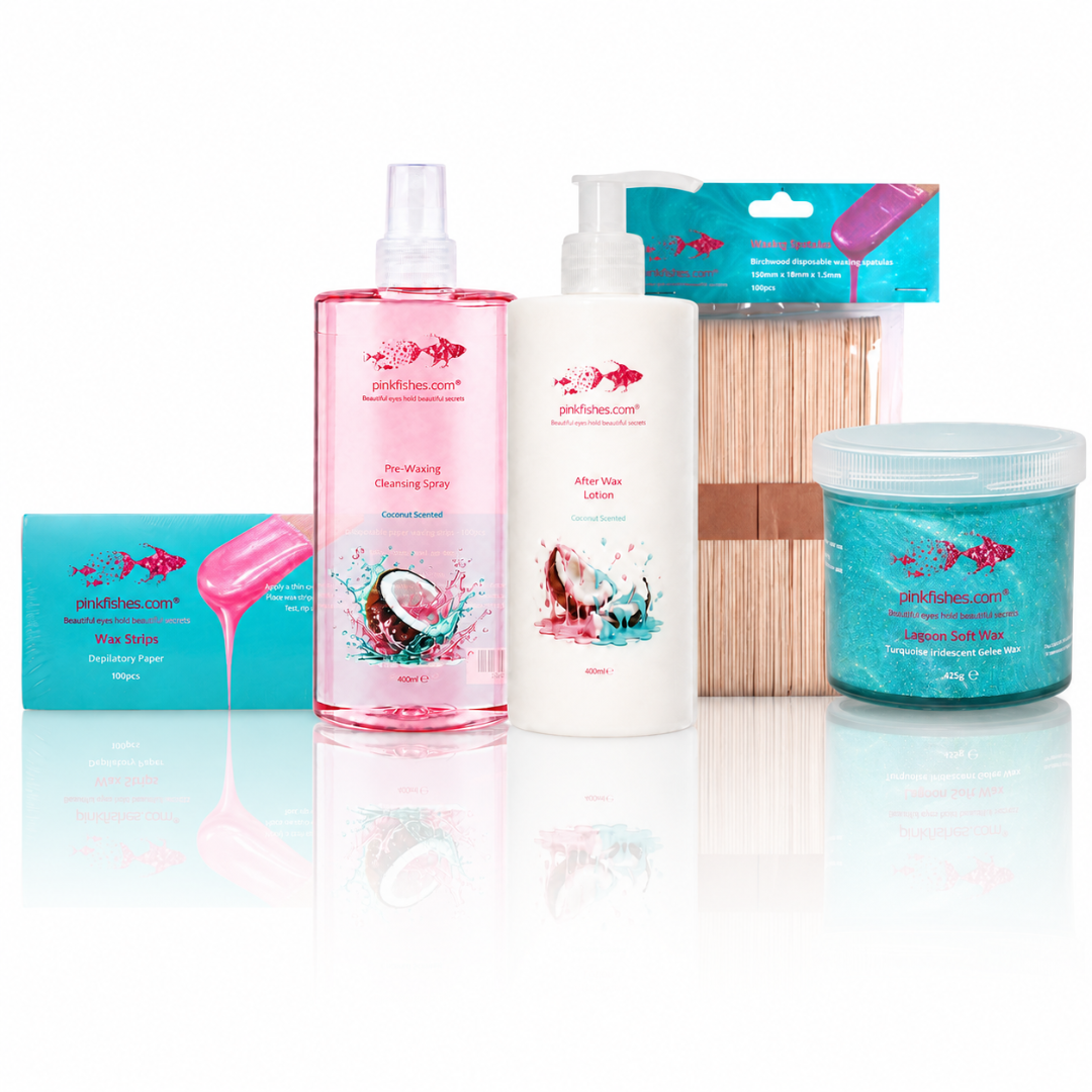 with Lagoon Soft Wax & After Wax Lotion. 