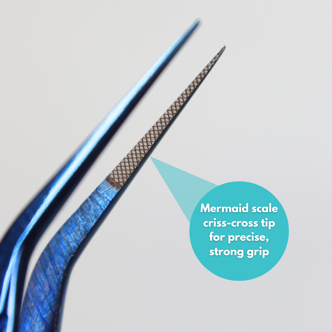Curved Fibre Tip Tweezer