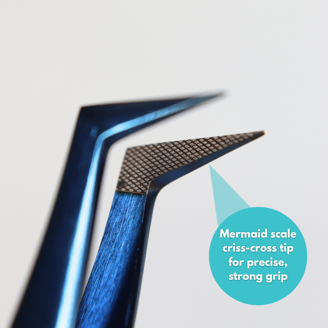 L Shape Fibre Tip Tweezer