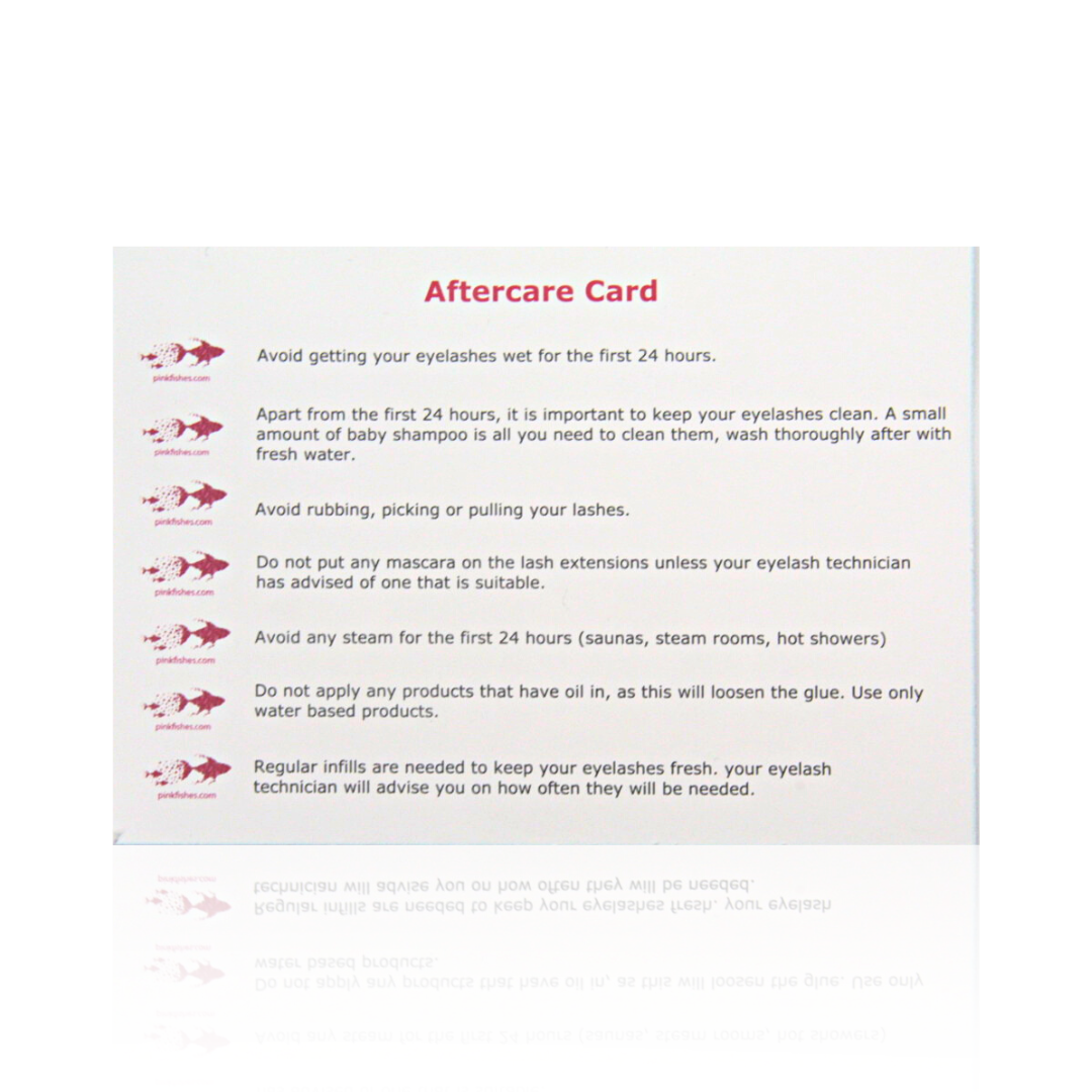 Aftercare Card